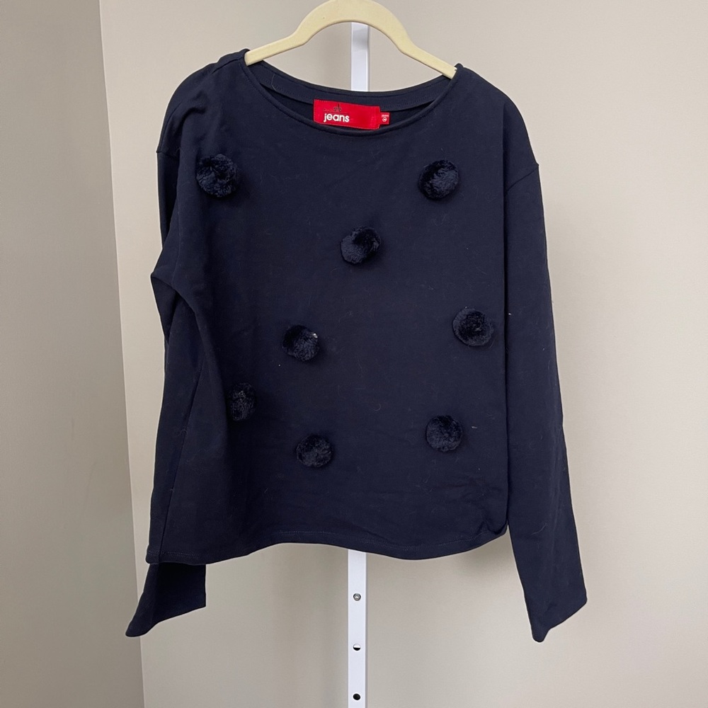 JEANS Pom Pom top